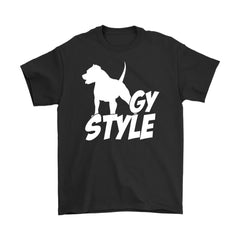 Funny Pitbull Shirt Doggy Style Gildan Mens T-Shirt