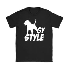 Funny Pitbull Shirt Doggy Style Gildan Womens T-Shirt