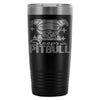 Funny Pitbull Travel Mug Sleeps With Pitbull 20oz Stainless Steel Tumbler