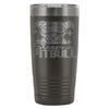 Funny Pitbull Travel Mug Sleeps With Pitbull 20oz Stainless Steel Tumbler