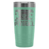 Funny Pitbull Travel Mug Sleeps With Pitbull 20oz Stainless Steel Tumbler