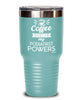 Funny Podiatrist Tumbler Coffee Gives Me My Podiatrist Powers 20oz 30oz Stainless Steel