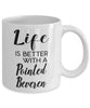 Funny Pointed Beveren Rabbit Mug Life Is Better With A Pointed Beveren Coffee Cup 11oz 15oz White