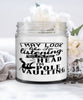 Funny Pole Vaulter Candle I May Look Like I'm Listening But In My Head I'm Pole Vaulting 9oz Vanilla Scented Candles Soy Wax