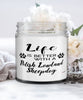 Funny Polish Lowland Sheepdog Candle Life Is Better With A Polish Lowland Sheepdog 9oz Vanilla Scented Candles Soy Wax