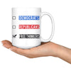 Funny Political Mug Free Thinkers 15oz White Coffee Mugs