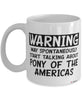 Funny Pony of the Americas Horse Mug May Spontaneously Start Talking About Pony of the Americas Coffee Cup White