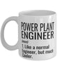 Funny Power Plant Engineer Mug Like A Normal Engineer But Much Cooler Coffee Cup 11oz 15oz White