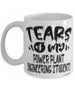 Funny Power Plant Engineering Professor Teacher Mug Tears Of My Power Plant Engineering Students Coffee Cup White