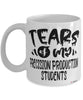 Funny Precision Production Professor Teacher Mug Tears Of My Precision Production Students Coffee Cup White