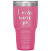 Funny Pregnancy Announcement For New Mom I Miss Wine Laser Etched 30oz Stainless Steel Tumbler