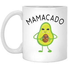 Funny Pregnancy Announcement Reveal Mug Mamacado Coffee Cup 11oz White XP8434
