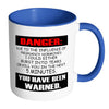 Funny Pregnancy Mug Danger Pregnancy Hormones White 11oz Accent Coffee Mugs