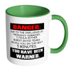 Funny Pregnancy Mug Danger Pregnancy Hormones White 11oz Accent Coffee Mugs