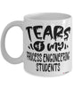 Funny Process Engineering Professor Teacher Mug Tears Of My Process Engineering Students Coffee Cup White