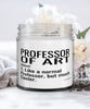 Funny Professor of Art Candle Like A Normal Professor But Much Cooler 9oz Vanilla Scented Candles Soy Wax