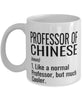 Funny Professor of Chinese Mug Like A Normal Professor But Much Cooler Coffee Cup 11oz 15oz White