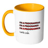 Funny Programmer Coder Mug I Write Code White 11oz Accent Coffee Mugs