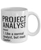 Funny Project Analyst Mug Like A Normal Analyst But Much Cooler Coffee Cup 11oz 15oz White