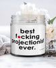 Funny Projectionist Candle B3st F-cking Projectionist Ever 9oz Vanilla Scented Candles Soy Wax