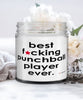Funny Punchball Candle B3st F-cking Punchball Player Ever 9oz Vanilla Scented Candles Soy Wax