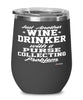 Funny Purse Collector Wine Glass Just Another Wine Drinker With A Purse Collecting Problem 12oz Stainless Steel Black