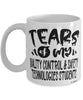 Funny Quality Control Safety Technologies Professor Teacher Mug Tears Of My Quality Control Safety Technologies Students Coffee Cup White