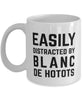 Funny Rabbit Mug Easily Distracted By Blanc De Hotots Coffee Mug 11oz White