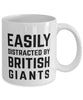 Funny Rabbit Mug Easily Distracted By British Giants Coffee Mug 11oz White