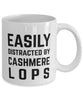 Funny Rabbit Mug Easily Distracted By Cashmere Lops Coffee Mug 11oz White