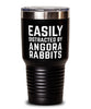 Funny Rabbit Tumbler Easily Distracted By Angora Rabbits Tumbler 30oz Stainless Steel