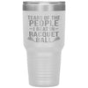 Funny Racquetball Tumbler Tears Of The People I Beat In Racquetball Laser Etched 30oz Stainless Steel