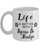 Funny Rafeiro Do Alentejo Dog Mug Life Is Better With A Rafeiro Do Alentejo Coffee Cup 11oz 15oz White