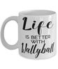Funny Rebound Volleyball Mug Life Is Better With Wallyball Coffee Cup 11oz 15oz White