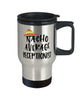 Funny Receptionist Travel Mug Nacho Average Receptionist Travel Mug 14oz Stainless Steel