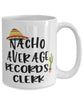 Funny Records Clerk Mug Nacho Average Records Clerk Coffee Cup 15oz White