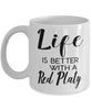 Funny Red Platy Fish Mug Life Is Better With A Red Platy Coffee Cup 11oz 15oz White