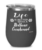 Funny Redbone Coonhound Dog Wine Glass Life Is Better With A Redbone Coonhound 12oz Stainless Steel