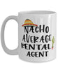 Funny Rental Agent Mug Nacho Average Rental Agent Coffee Cup 15oz White