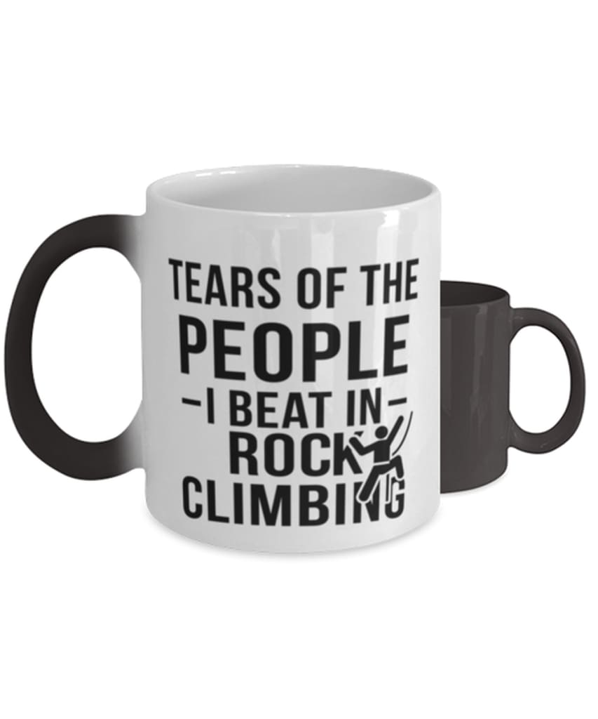 Colorful Climbing Mug, Rock Climber Gifts