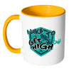 Funny Rock Climbing Mug I Like To Get High White 11oz Accent Coffee Mugs