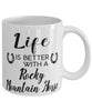 Funny Rocky Mountain Horse Mug Life Is Better With A Rocky Mountain Horse Coffee Cup 11oz 15oz White