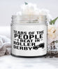 Funny Roller Derby Candle Tears Of The People I Beat In Roller Derby 9oz Vanilla Scented Candles Soy Wax