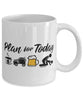 Funny Roller Derby Mug Adult Humor Plan For Today Roller Derby Coffee Mug 11oz 15oz White