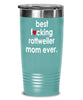 Funny Rottweiler Dog Tumbler B3st F-cking Rottweiler Mom Ever 20oz 30oz Stainless Steel