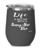 Funny Rummy-nose Tetra Fish Wine Glass Life Is Better With A Rummy-nose Tetra 12oz Stainless Steel Black