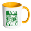 Funny Runners Mug Run Like Zombies Are Chasing White 11oz Accent Coffee Mugs