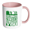 Funny Runners Mug Run Like Zombies Are Chasing White 11oz Accent Coffee Mugs