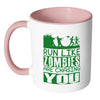 Funny Runners Mug Run Like Zombies Are Chasing White 11oz Accent Coffee Mugs