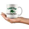 Funny Runners Mug Turtle Running Team 11oz White Coffee Mugs